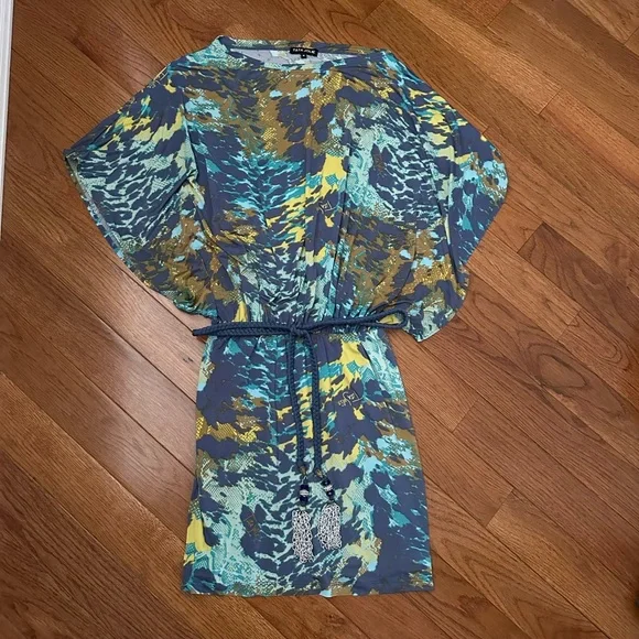 TATA JOLIE Dress with wrap tie belt - Picture 3 of 3